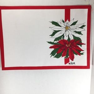 Vera Christmas Holiday Lot of 4 Cloth Placemat